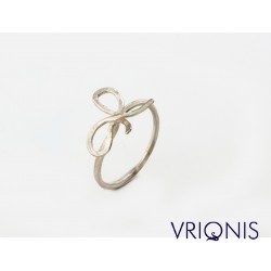 R159wV | Επιπλατινωμένο Ασημένιο Δαχτυλίδι